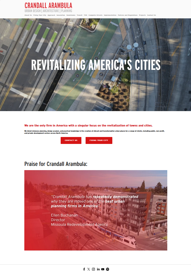 Crandall Arambula Web Design 2